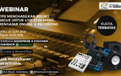 Webinar Menghasilkan Sound Bagus untuk Live Streaming,  Mengajar Online, & Recording