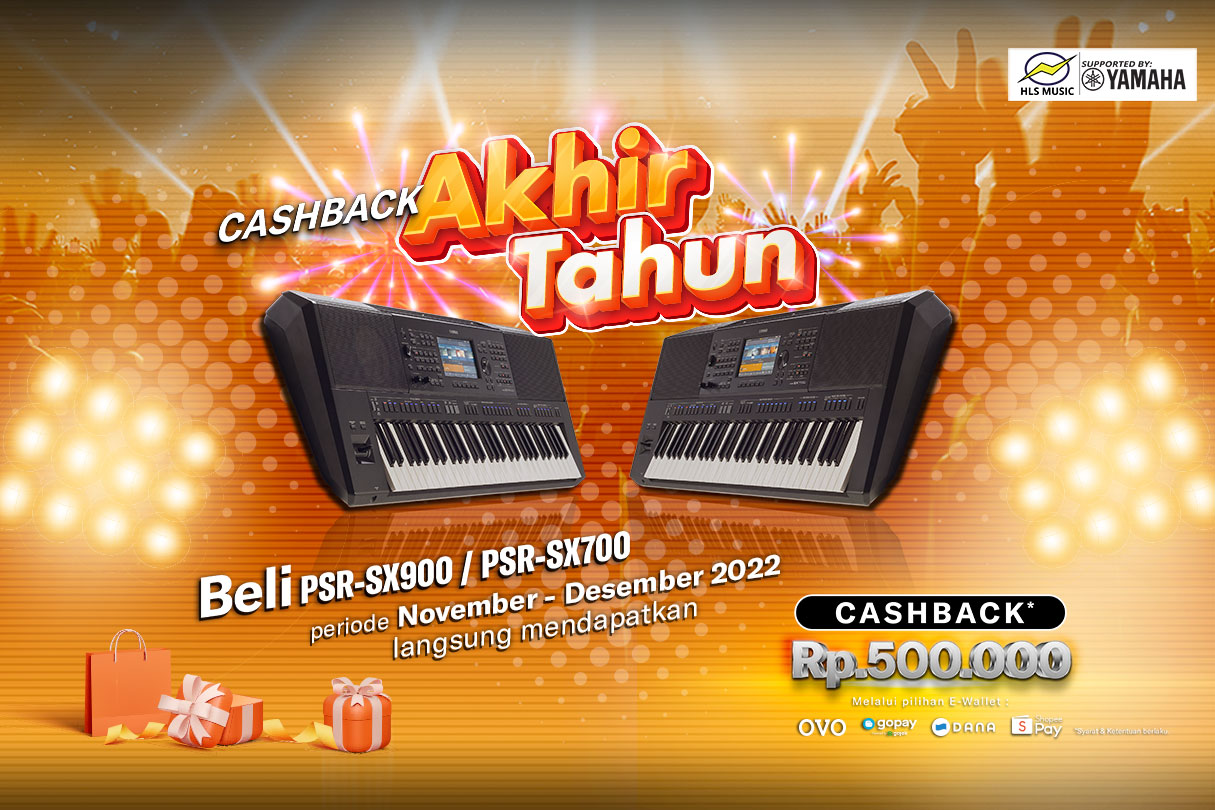 Promo Cashback Yamaha PSR-SX900 & SX700!